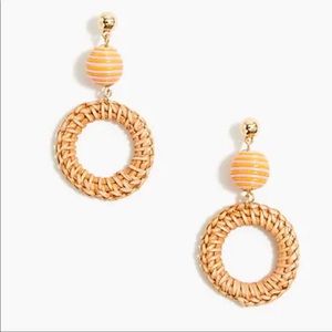 HOST PICK🎉🎉J. Crew Factory Rattan Earrings includes jewelry pouch